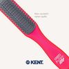 Kent AirHedz Glo Flat 9 Row Brush Strawberry