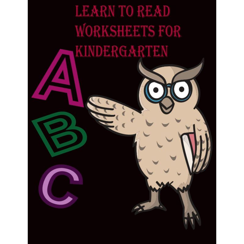 Learn to read worksheets for kindergarten: Alphabet Letter Tracing Book