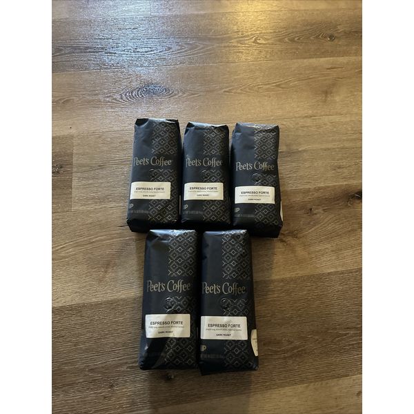 Peet's Coffee Espresso Forte Dark Roast Whole Bean 5 Pounds