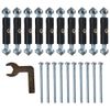 Urjumpea Wall Box Repair Tool 18 Type Wall Box Switch Socket Cassette Screws Support Rod Wall Electrical Box Screw Tool