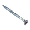 ForgeFix General-Purpose Twin Thread Screws | 3" x 8 | Zinc Plated | Box 100