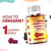 Vitamatic Sugar Free Vitamin D3  (5000 IU) - 120 Pectin Based Gummies.