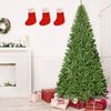 9Ft Unlit Hinged PVC Artificial Christmas Tree Premium Spruce Tree w/ 2094 Tips