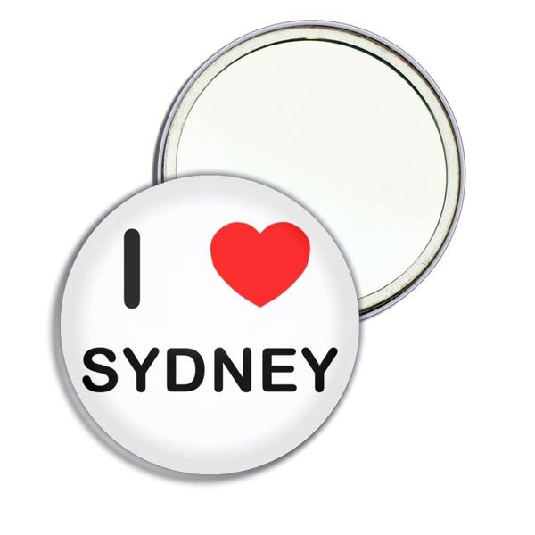 I Love Sydney - 55mm Round Compact Mirror