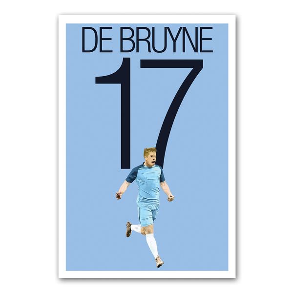 Kevin De Bruyne Poster - Manchester City Art