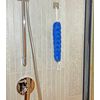 Long Stretch Back Sponge with Rope Handles Back Scrubber Bath Shower Mesh Sponge Exfoliating Body Scrub Stretch Braided Loofah for Men and Women(2-Pack,Blue)