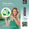 subtel® Battery Replacement for Liquid Image Explorer Scuba 2x 1000mAh AAA Camera Spare Backup Power Pack
