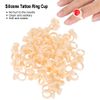 100Pcs Microblading Ring Cup,Silicone Tattoo Ring Cup, Microblading Pigment Glue Holder(S)