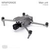 WRAPGRADE Skin Stickers compatible with DJI Air 3 | Full Wrap Set (TITANIUM)