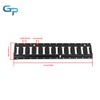 Black Track Tie Down Rail Kit 2' (2 Pack) for Garages, Vans, Trailers 2000 lbs