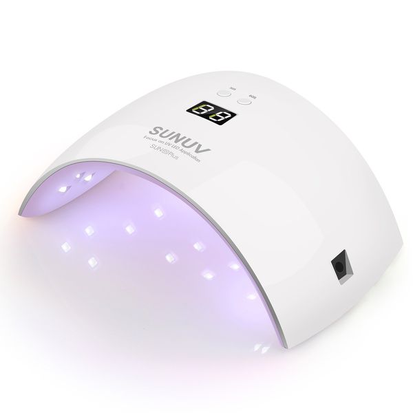 UV LED Gel Nail Lamp, SUNUV 36W UV lamps for Gel Nails Manicure Pedicure Sensor 30s/60s Timer LCD Screen