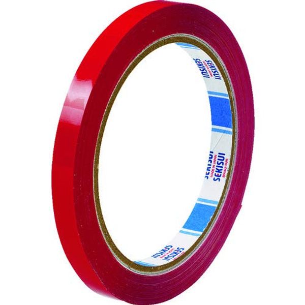 Sekisui P802R01 Bag Sealer Tape, H Type, Red, 9 x 50