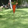 Metal Easter Carrot Garden Stake Decorative Yard Sign Spring Lawn Decor...