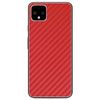 MAC Harrier Pixel 4 Compatible Skin Seal Metal Red Carbon Pattern Backside Decor Sheet