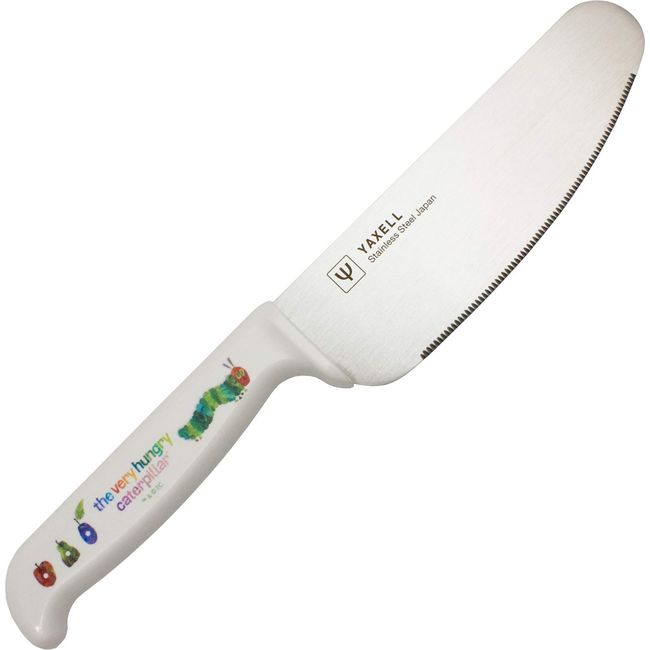 Yaksell Harapeko Kitchen Knife, Children, Made in Japan, Giza Blade, Safety Knife, 8.7 inches (22 cm), Eric Carl