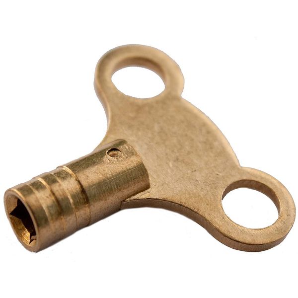 Oracstar Radiator Key 'Clock' Type Easy Grip Brass