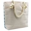 Ancient Wisdom Rope Handle Mandala Bag - Deep Blue