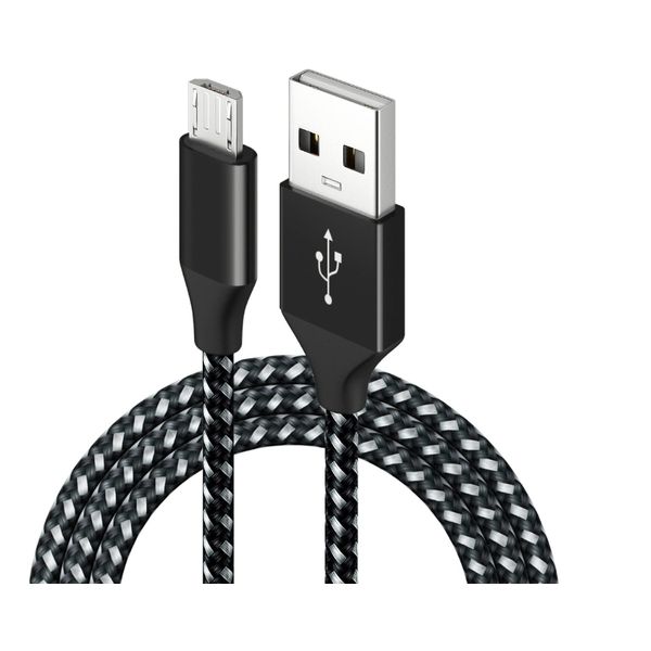 Micro USB Fast Charging Data Sync Cable,10ft/3m,for PS4/PS4 Pro /PS4 Slim Controllers,Galaxy J7,S7,S6,Fire HD Tablets,PS4 Controller for Sony,HTC,LG,Motorola,Huawei and More