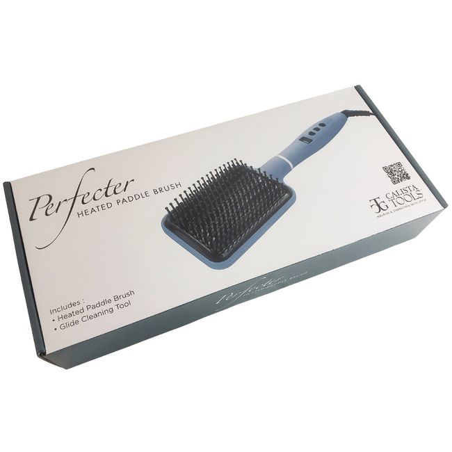 Calista Tools Perfecter Heated Paddle Brush - New - Gray