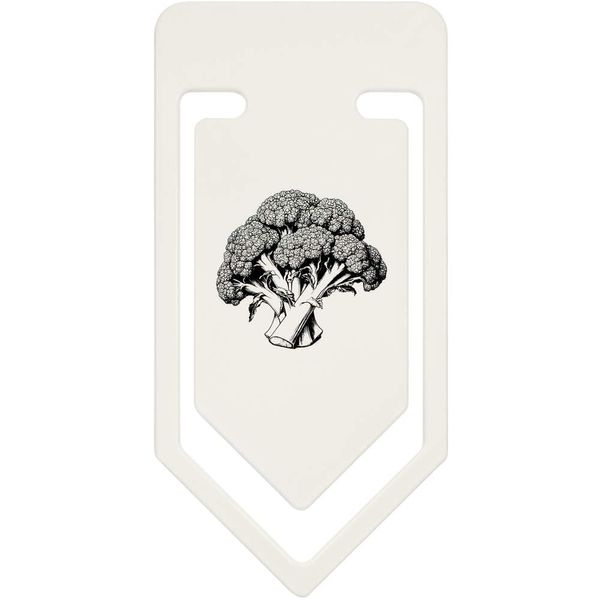 91mm 'Detailed Broccoli' Large Plastic Paper Clip (CC00094288)