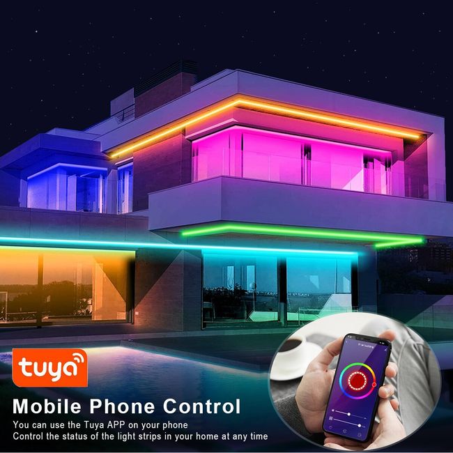 LED String Light Smart WIFI Bluetooth Tuya App Control Outdoor