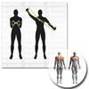 Schildkröt Fitness 960021 Expander Set 3-Piece Lime Green / Anthracite