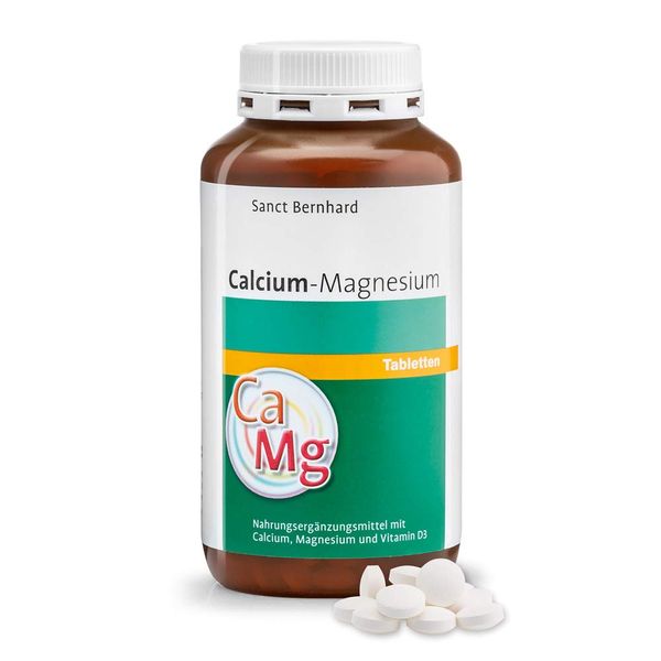 Sanct Bernhard Calcium-Magnesium-Tabletten mit Calcium, Magnesium 400 Tabletten