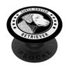 Hundeportrait Curly-Coated Retriever PopSockets Klebender PopGrip