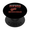 An Old Man With A Cello Cellist Music PopSockets Swappable PopGrip