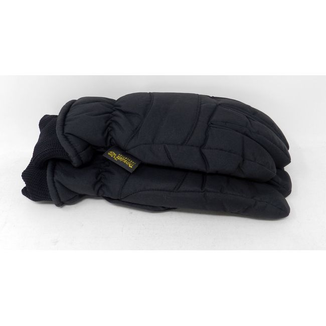 Men's Thinsulate Insulation Snow Gloves Large 1 Pair (Black)
