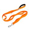 SMALL COMBINATION Dog Leash,with Metal Clip (Orange, M)