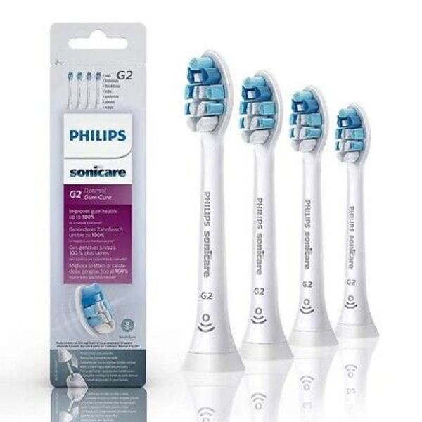 G2 Optimal Gum Care - Sonic Toothbrush Head Replacement Brush Heads (4-pack)