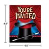 Creative Converting 324433 Magic Party Invitations (8 Count), Paper, Multicolor