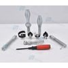 10 Pcs Cutter Set Drain Cleaner Plumbing Snake Tools Cable Auger Clog Sewer Pipe