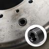 GASHER 70Pcs Carbon Steel Pipe Plug Fitting Internal Hex Thread Socket Pipe Plug Set, 1/8" 1/4" 3/8" 1/2" 3/4" NPT