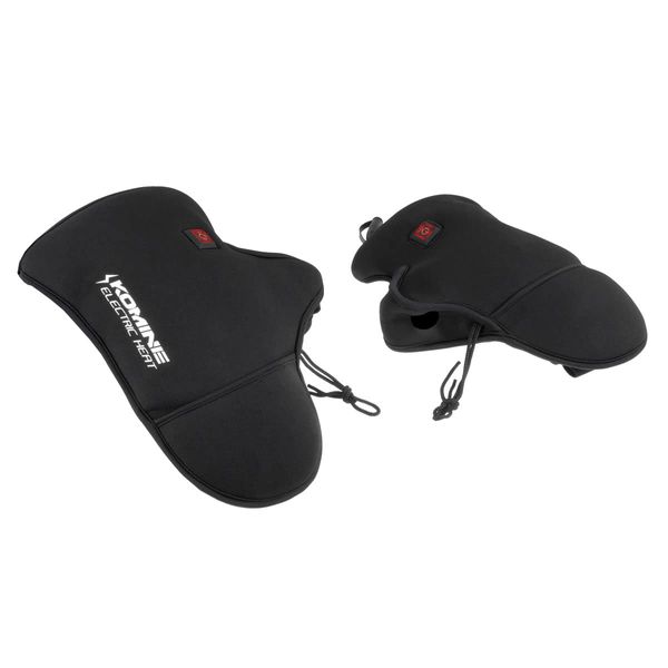 Komine EK-306 Motorcycle 12V Electric Handle Warmer, Free Black