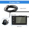 Ejoyous LCD Display, 24V 36V 48V Electric Control Panel LCD Display Meter Computer for Scooter Modification