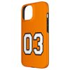 iPhone 15 Number 03 in Black, White and Gray Case