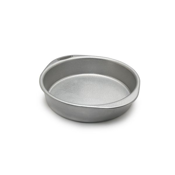 Doughmakers 9" Round Cake Commercial Grade Aluminum Bake Pan, Silver