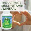 Youngevity Ultimate Daily Mega Multivitamin - 20+ Vitamins and Minerals w/ CoQ10 - Vitamins A, C, D, E, Zinc, Folate, Selenium, Calcium, Chromium, and More - High Absorption (180 Tablets)