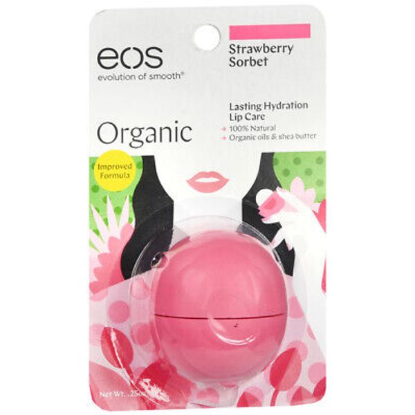 EOS LIP BALM STRAWBERRY SORBET 1CT