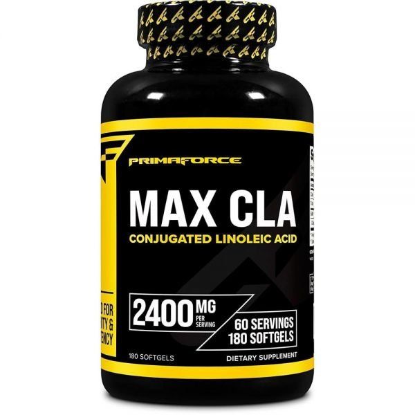 PrimaForce Max Cla Weight Management Supplement Non-GMO &amp; Gluten Free 2400mg 180 Count