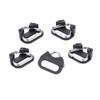 EBTOOLS 5pcs Alloy Triangle Strap Ring Replacement for Camera Shoulder Strap,Camera Strap Triangle Split Ring Hook