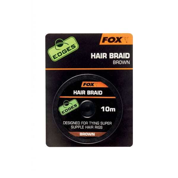 Fox Edges Hair Braid Brown 10 m