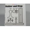 SOSS MAGNETIC DOOR STOP / HOLDER   BLACK