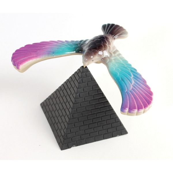 2XAmazing Balancing Bird with Triangle Stand - C&H Solutions (Color May Vary)