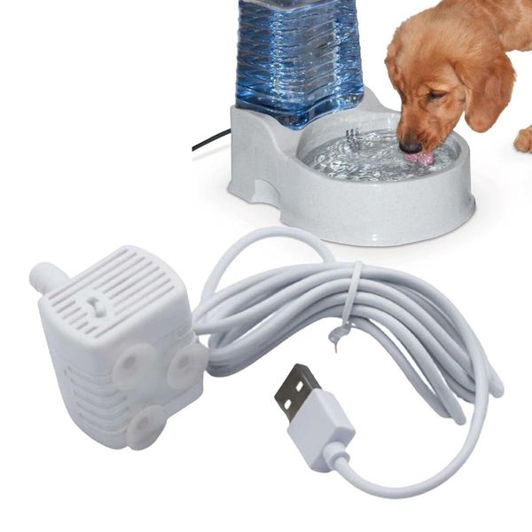 Pet Water Fountain Pump Quiet Pet Water Dispenser Pump Replacement Accessory