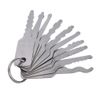 10 pcs, Jiggler lock picks for double sided lock fasteners selection tool