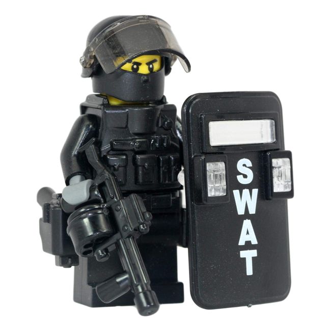 Modern Brick Warfare SWAT Police Riot Control Officer Custom Minifigure