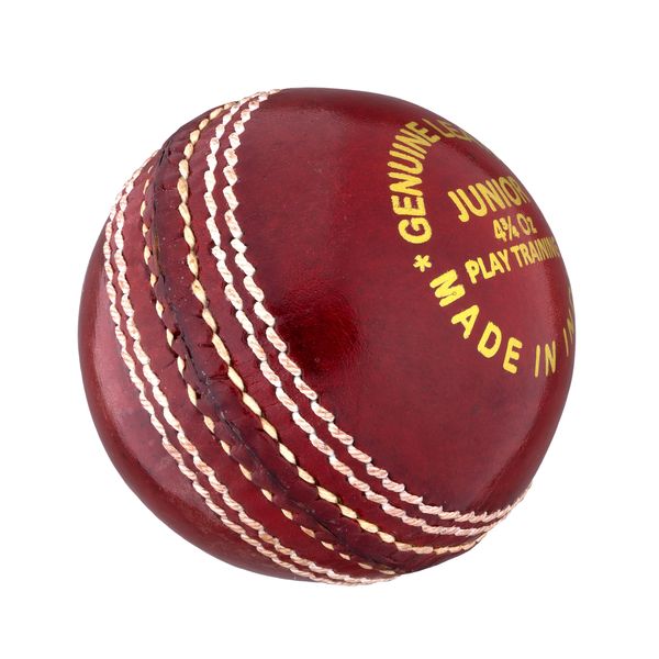 opttiuuq Qvu Antigua Play Training Leather Cricket Ball 4.75oz Junior (Pack of 1)